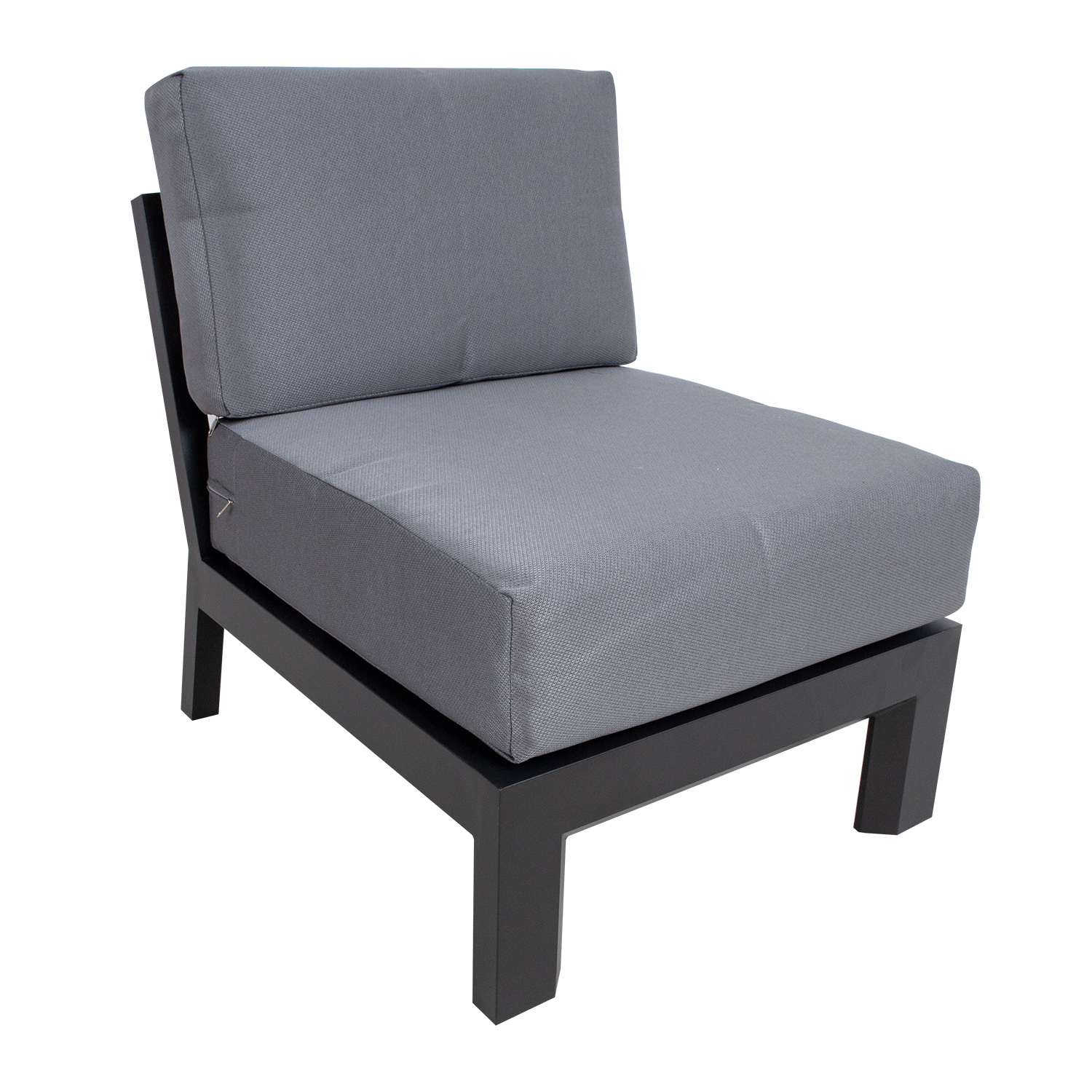 Aiamööblikomplekt FELINO nurgadiivan ja 2 lauda, must