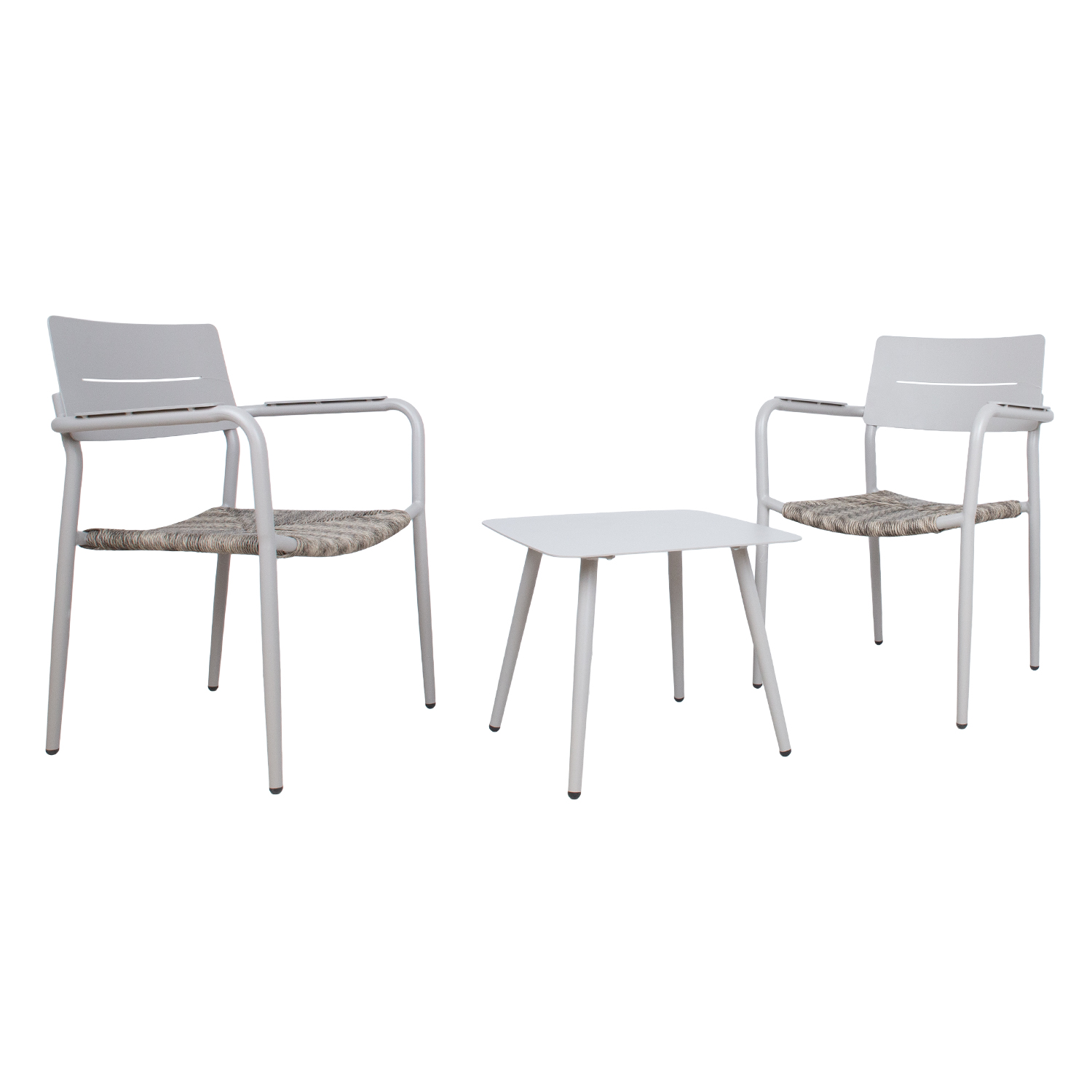 Rõdukomplekt COCORA laud, 2 tooli, taupe