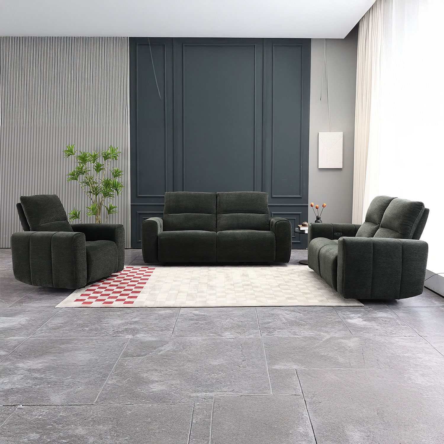 Tugitool MATIAS elektriline recliner 103x90xH100cm, hall