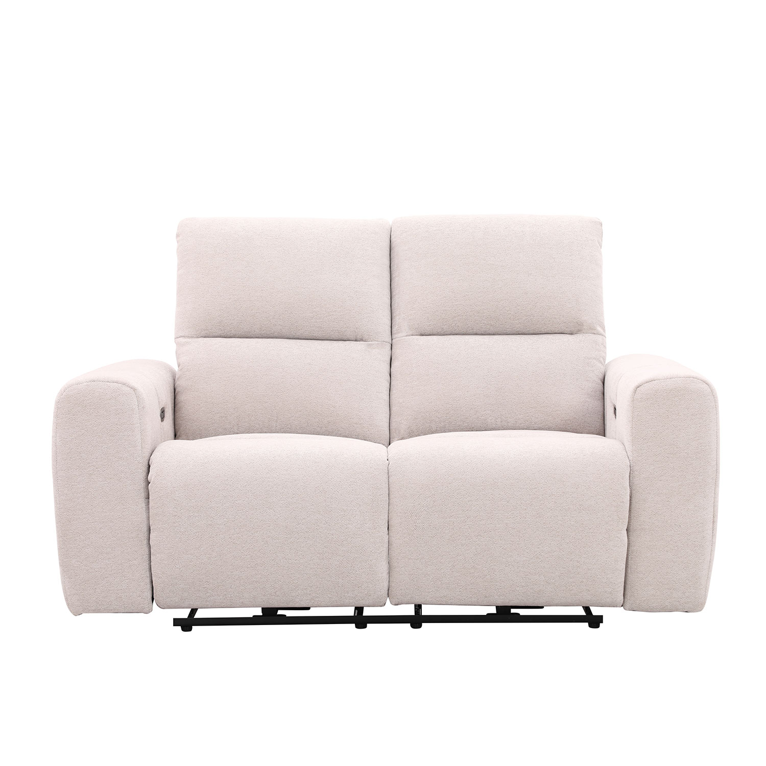 Diivan MATIAS 2-kohaline elektriline recliner 162x90xH100cm, helebeež