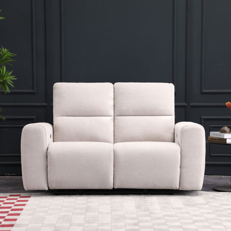 Diivan MATIAS 2-kohaline elektriline recliner 162x90xH100cm, helebeež - Image 6