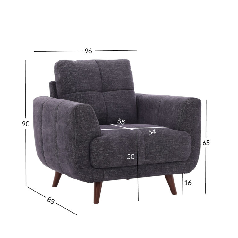 Tugitool STEVE 96x88xH90cm, tumehall - Image 7