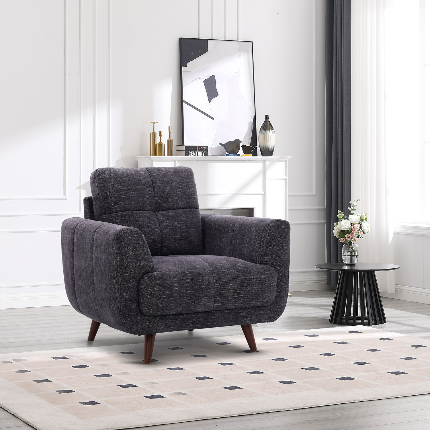 Tugitool STEVE 96x88xH90cm, tumehall