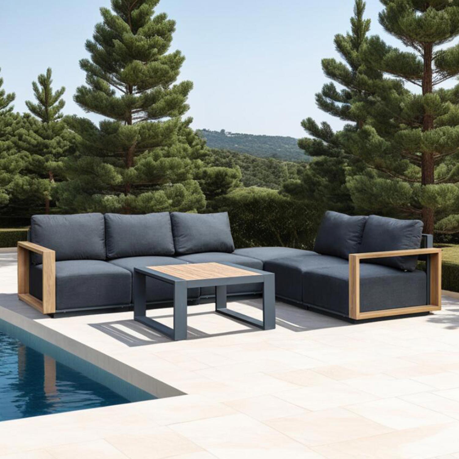 Diivanilaud FULLER 83x83xH42cm