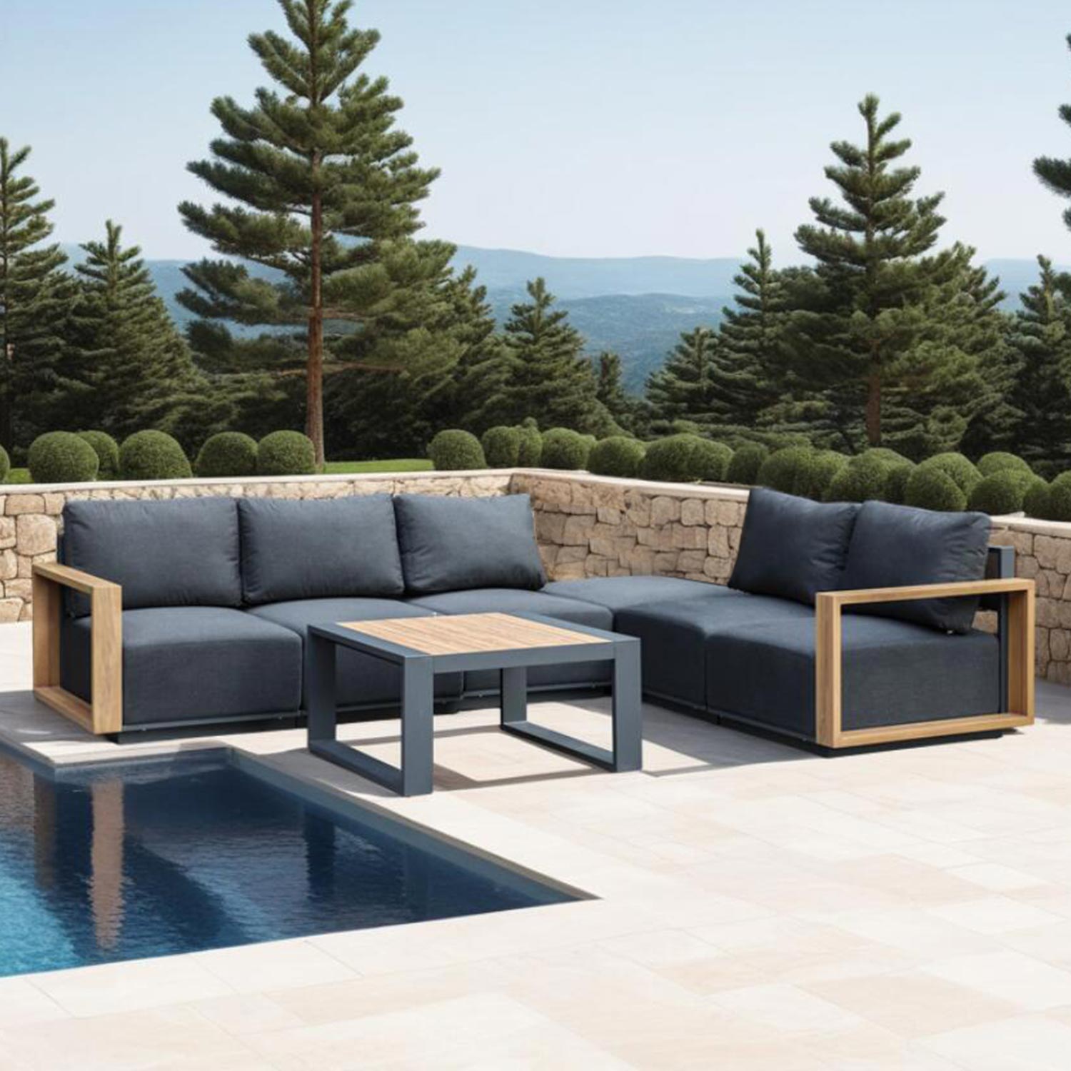 Diivanilaud FULLER 83x83xH42cm