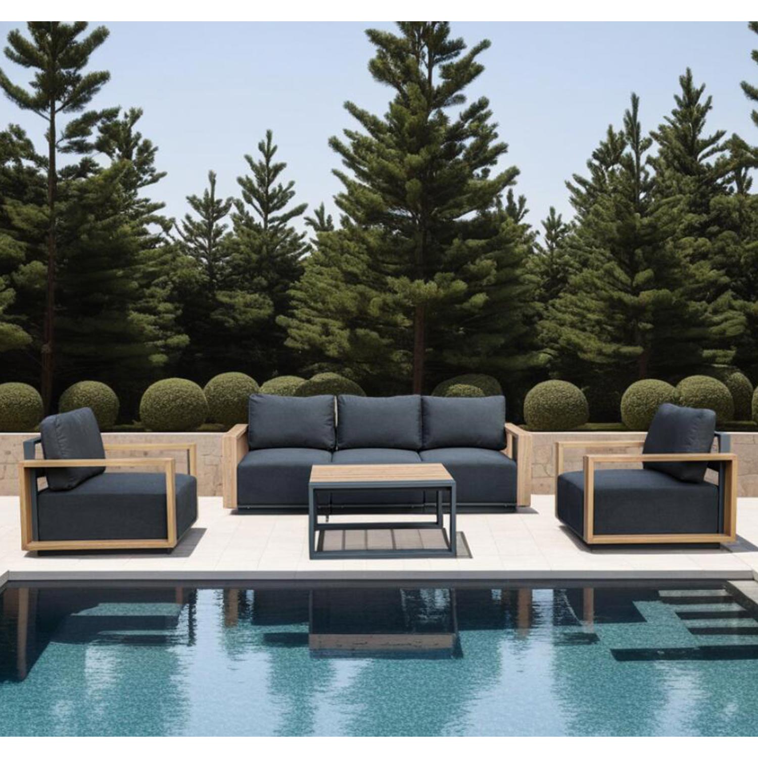 Diivanilaud FULLER 83x83xH42cm