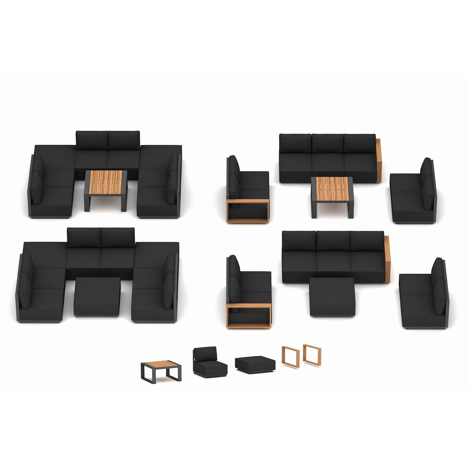 Diivanilaud FULLER 83x83xH42cm