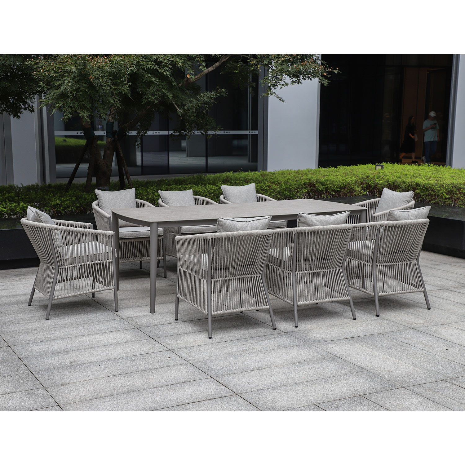 Laud SILVA 220x100xH75 cm, hallikasbeež