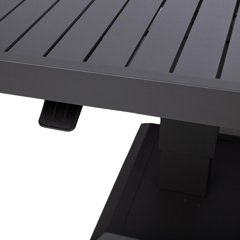 Aiamööblikomplekt BRISTOL nurgadiivan ja laud, hall - Image 4