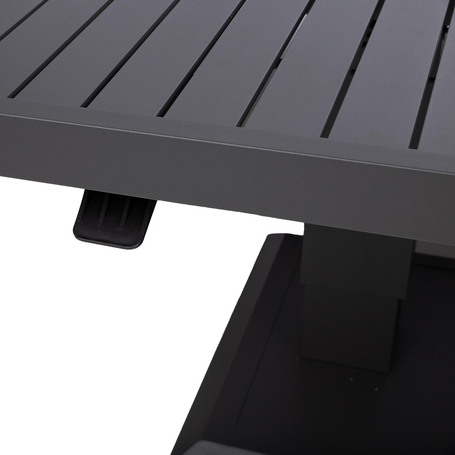 Aiamööblikomplekt BRISTOL nurgadiivan ja laud, hall