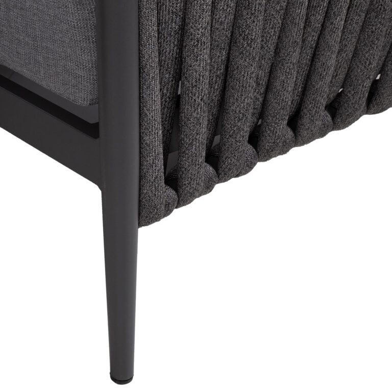 Aiamööblikomplekt BRISTOL nurgadiivan ja laud, hall - Image 6