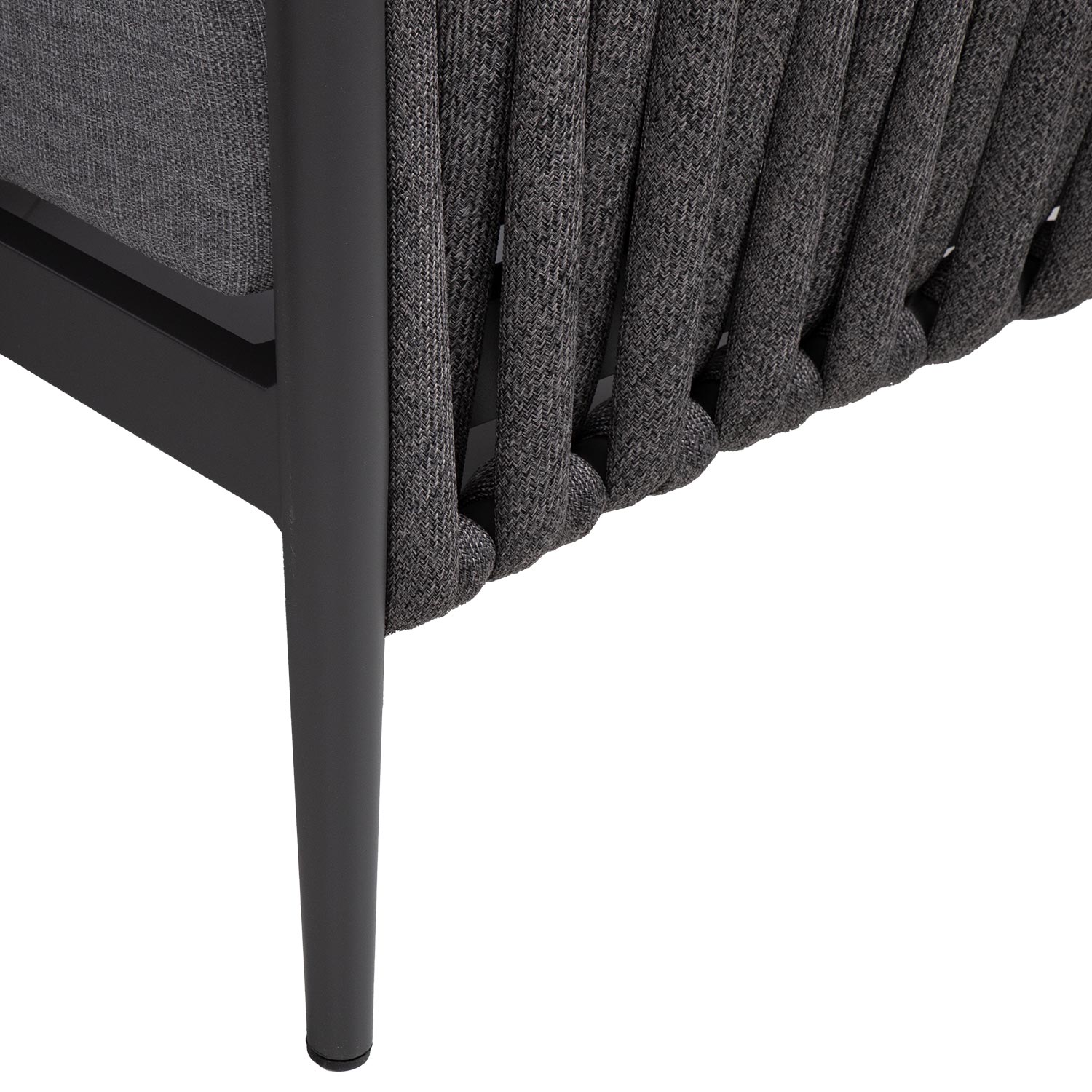 Aiamööblikomplekt BRISTOL nurgadiivan ja laud, hall