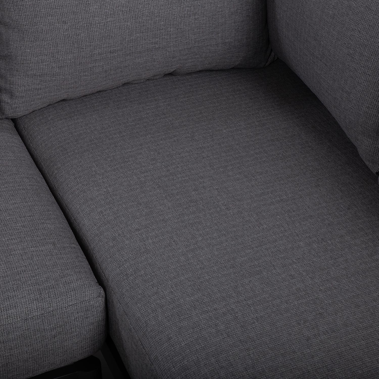 Aiamööblikomplekt BRISTOL nurgadiivan ja laud, hall