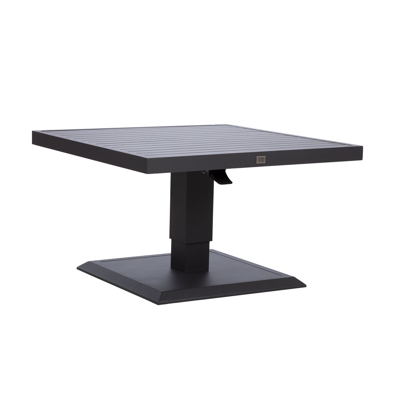 Laud TOMSON 85x85xH52-75cm, tumehall