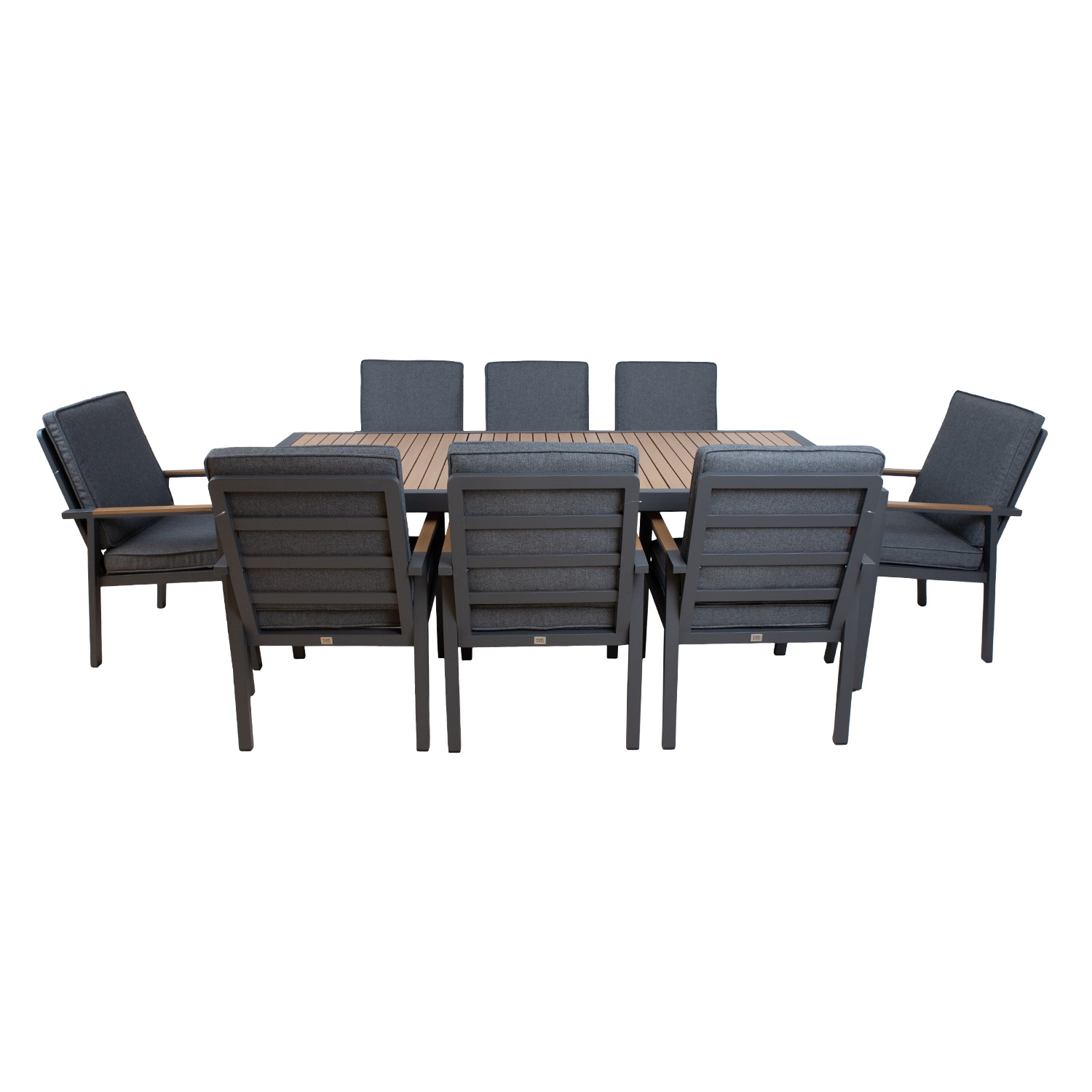 Aiamööblikomplekt PARKER laud ja 8 tooli