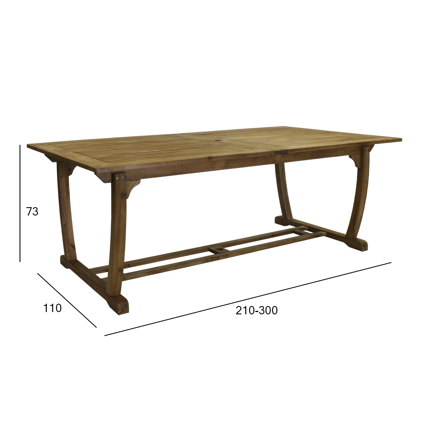 Laud FUTURE 210/300x110xH73cm, akaatsia