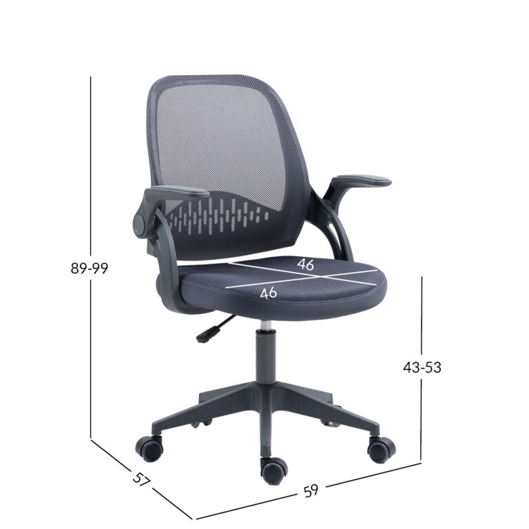 Laste töötool EMMY 59x57xH89-99cm, hall - Image 7