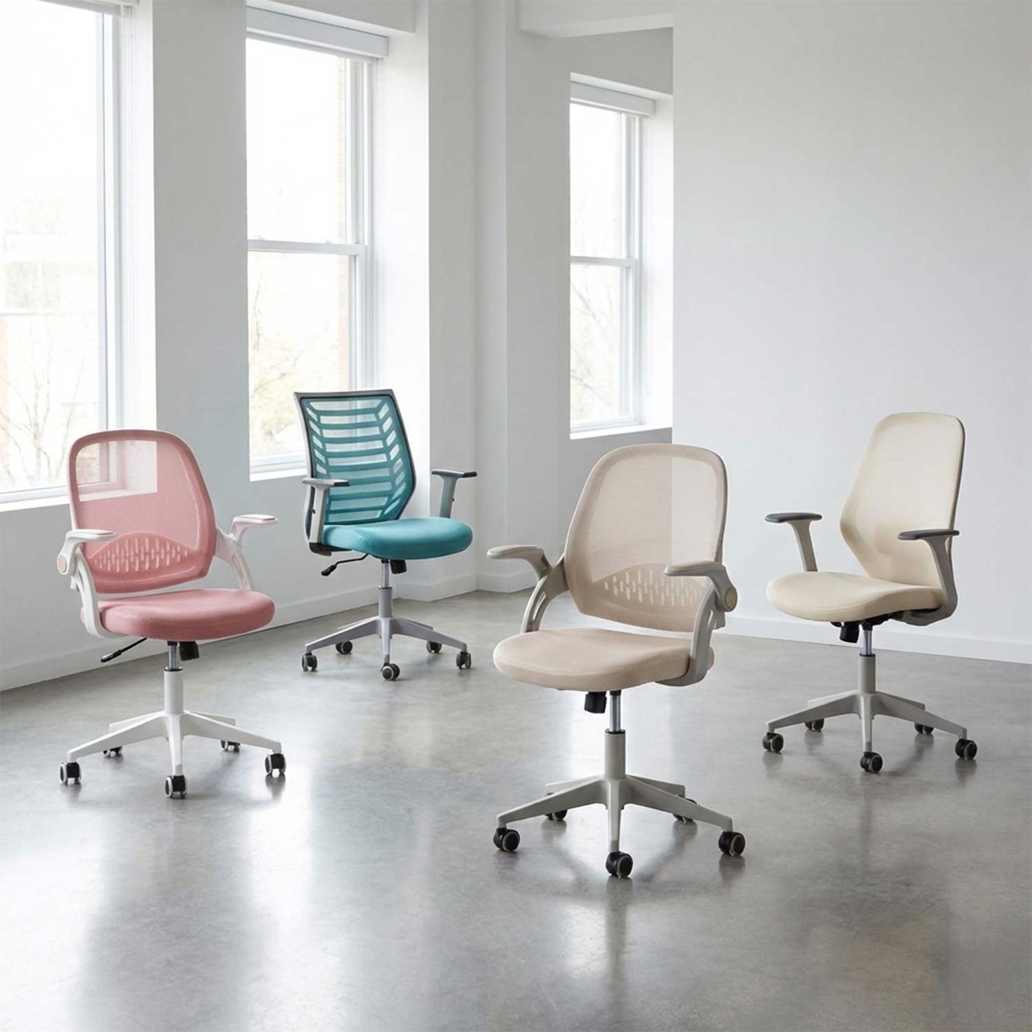 Laste töötool EMMY 59x57xH89-99cm, beež