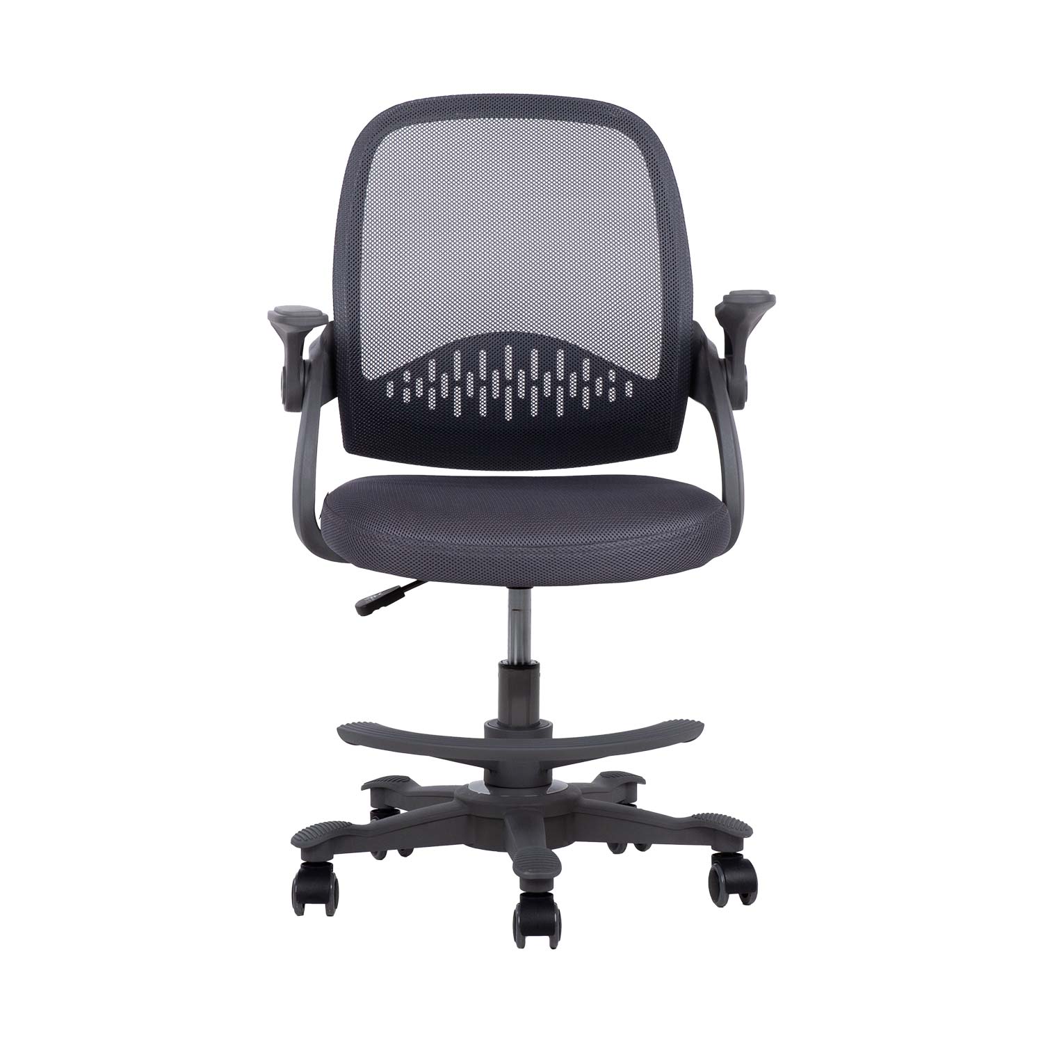 Laste töötool EMMY jalatoega 59x57xH87-99cm, hall