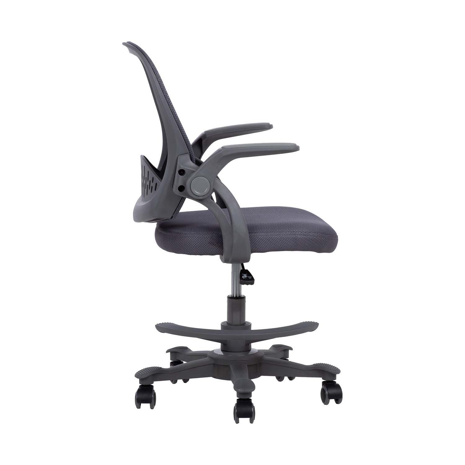 Laste töötool EMMY jalatoega 59x57xH87-99cm, hall