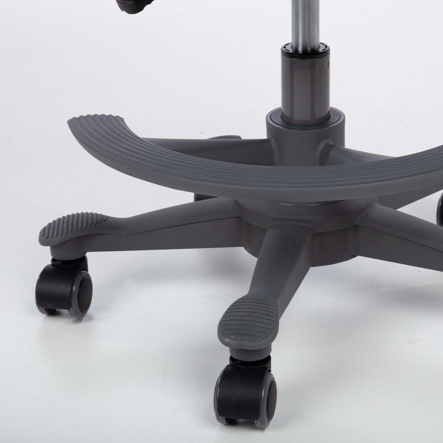 Laste töötool EMMY jalatoega 59x57xH87-99cm, hall