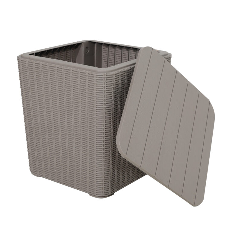 Säilituskast BOCAS 39x39x42cm/43L, hall plastik - Image 2