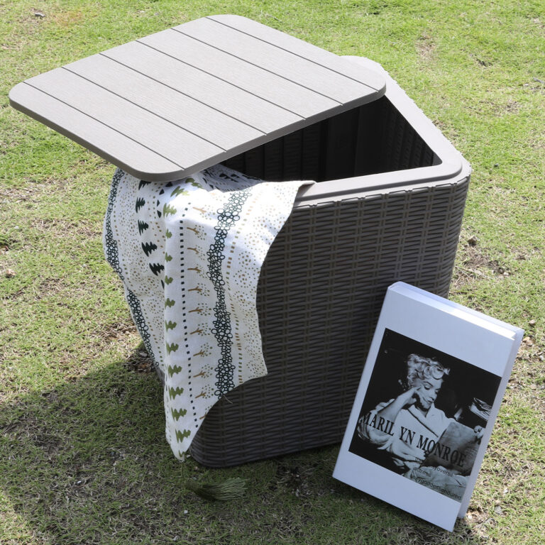 Säilituskast BOCAS 39x39x42cm/43L, hall plastik - Image 4