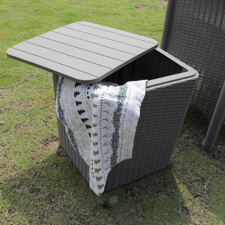 Säilituskast BOCAS 39x39x42cm/43L, hall plastik - Image 5