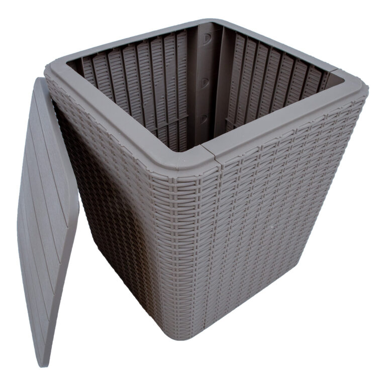 Säilituskast BOCAS 39x39x42cm/43L, hall plastik - Image 11