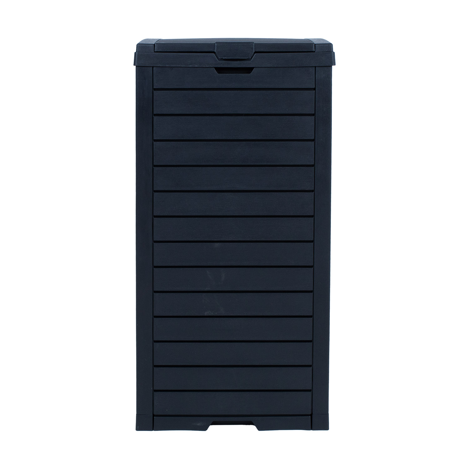 Prügikast GALA 41x41xH86cm/118L, must plastik