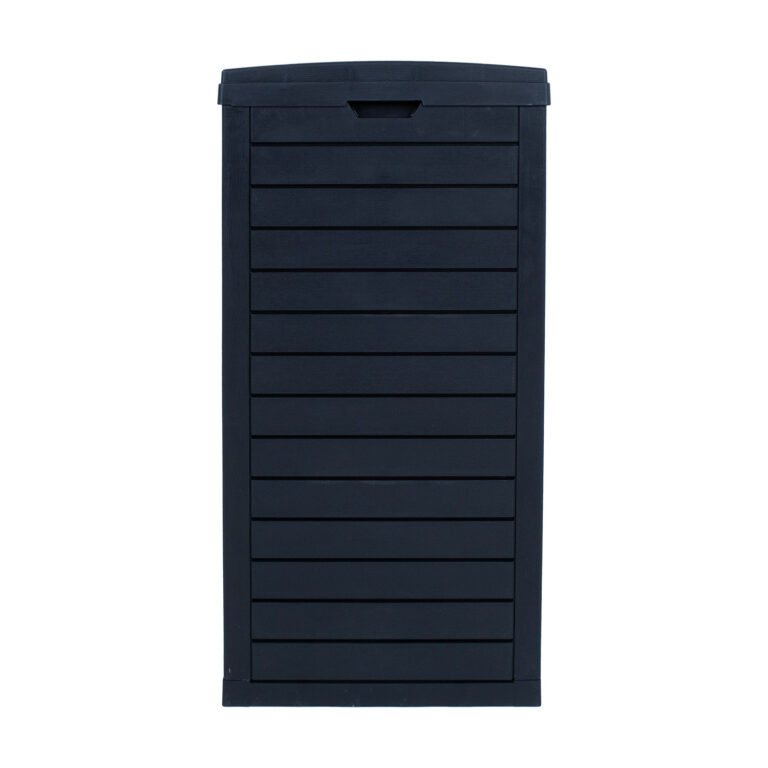 Prügikast GALA 41x41xH86cm/118L, must plastik - Image 3