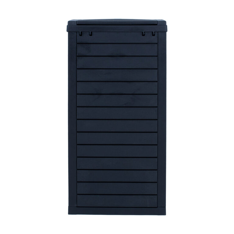 Prügikast GALA 41x41xH86cm/118L, must plastik - Image 4