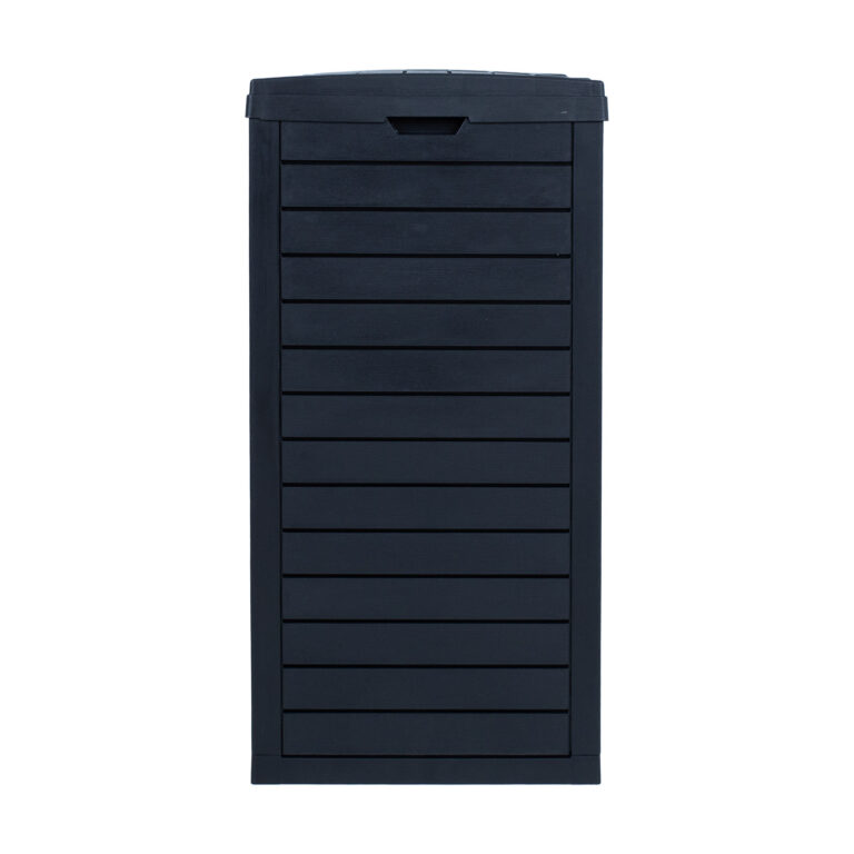 Prügikast GALA 78x41xH86cm/230L, must plastik - Image 3