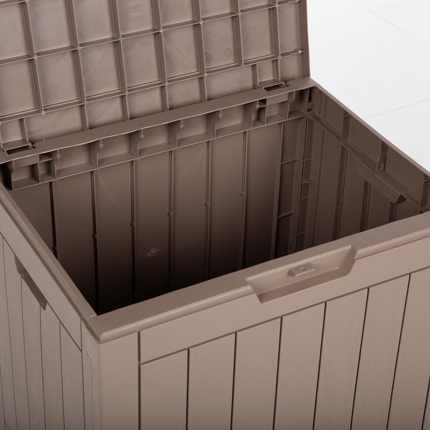 Säilituskast PORTOLA 56x43xH53cm/118L, beež plastik