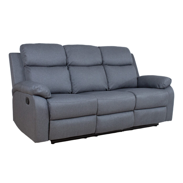 Diivan REX 3-kohaline manuaalne recliner 186x81xH103cm, tumehall
