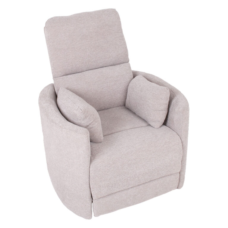 Tugitool STINA kiikuv ja pöörlev manuaalne recliner 83x88xH100cm, hall - Image 5