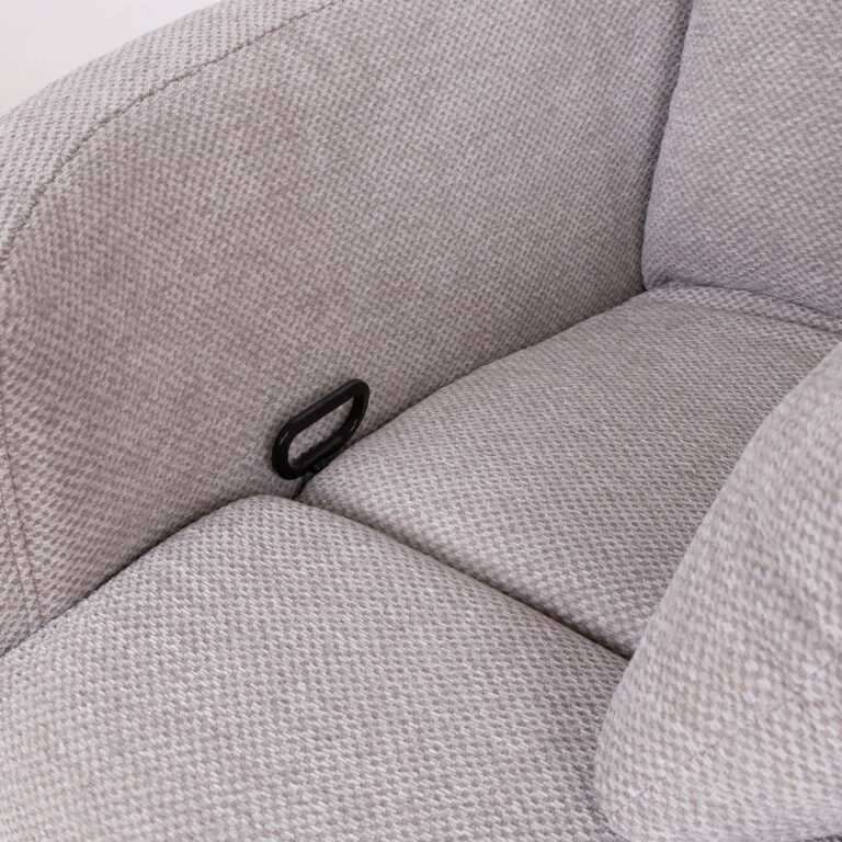 Tugitool STINA kiikuv ja pöörlev manuaalne recliner 83x88xH100cm, hall - Image 6