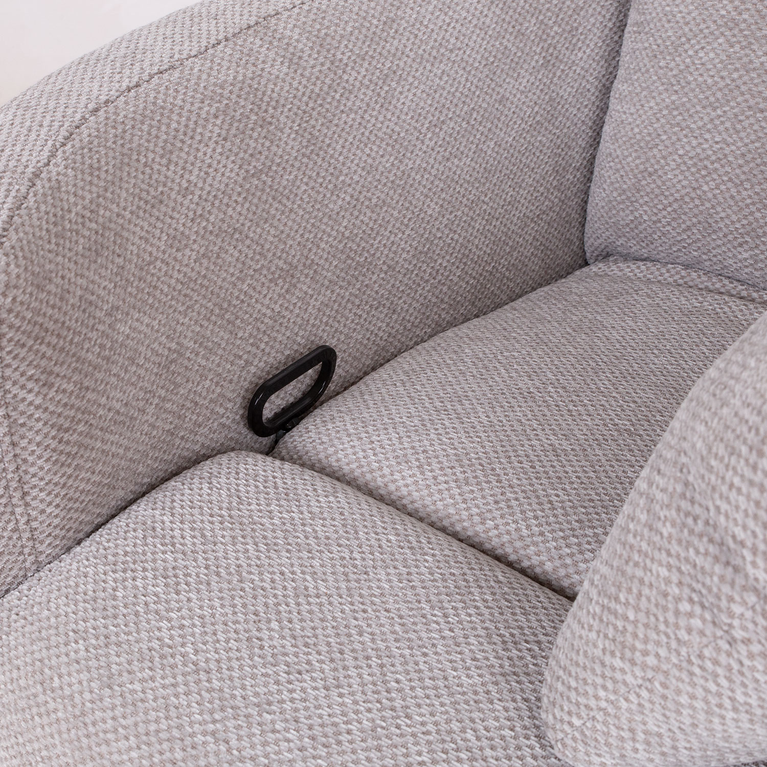 Tugitool STINA kiikuv ja pöörlev manuaalne recliner 83x88xH100cm, hall