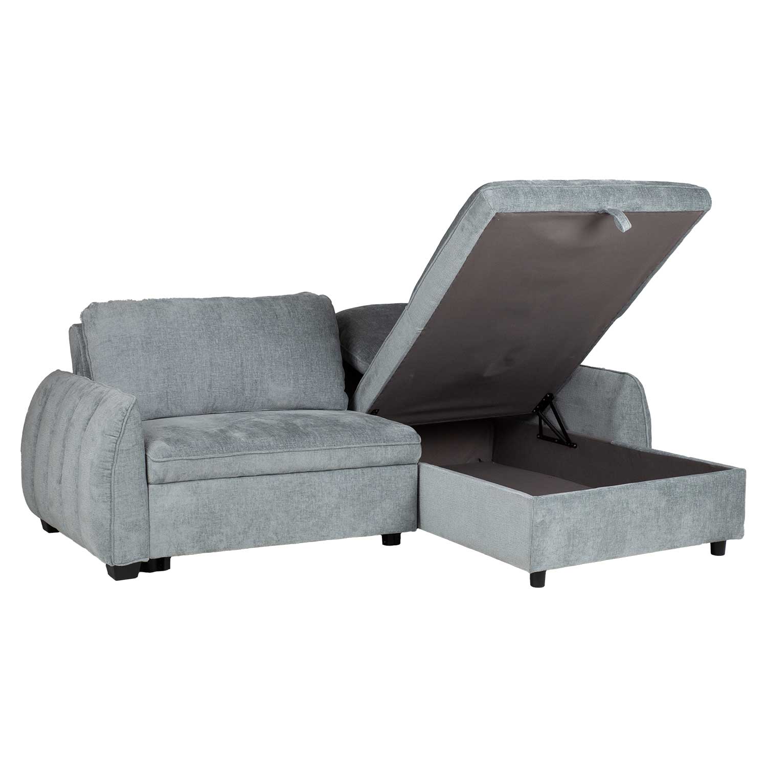 Nurgadiivanvoodi CLOUD 226x95/160x88cm, sinakasroheline