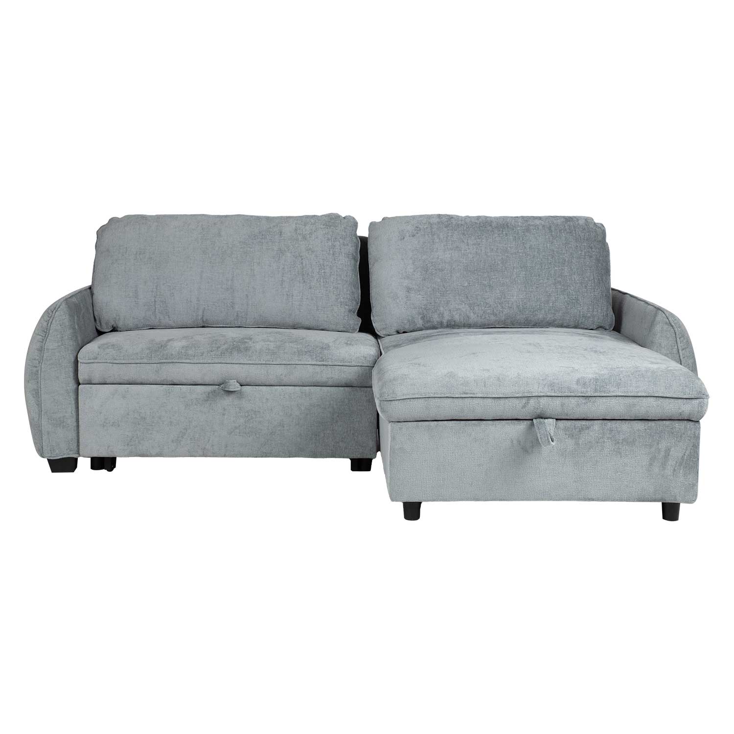 Nurgadiivanvoodi CLOUD 226x95/160x88cm, sinakasroheline