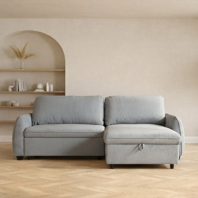 Nurgadiivanvoodi CLOUD 226x95/160x88cm, sinakasroheline - Image 12