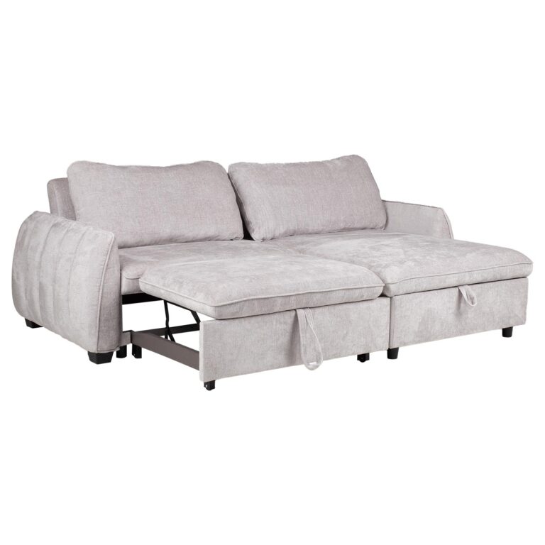 Nurgadiivanvoodi CLOUD 226x95/160x88cm, helehall - Image 5