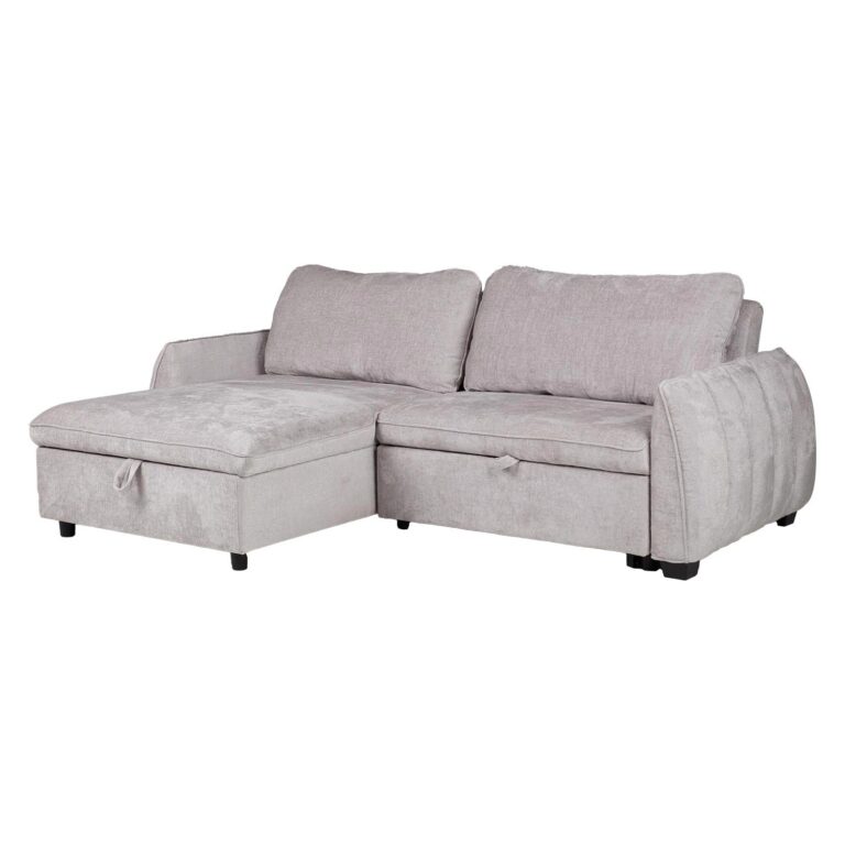 Nurgadiivanvoodi CLOUD 226x95/160x88cm, helehall - Image 14