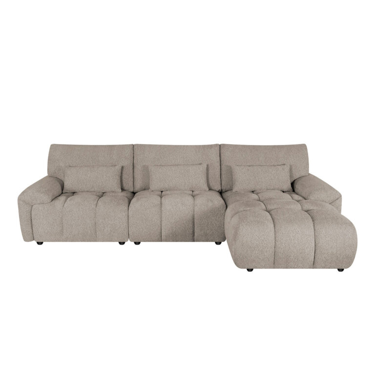 Nurgadiivan BARBARA PN 300x100/163xH89cm, helepruun - Image 3