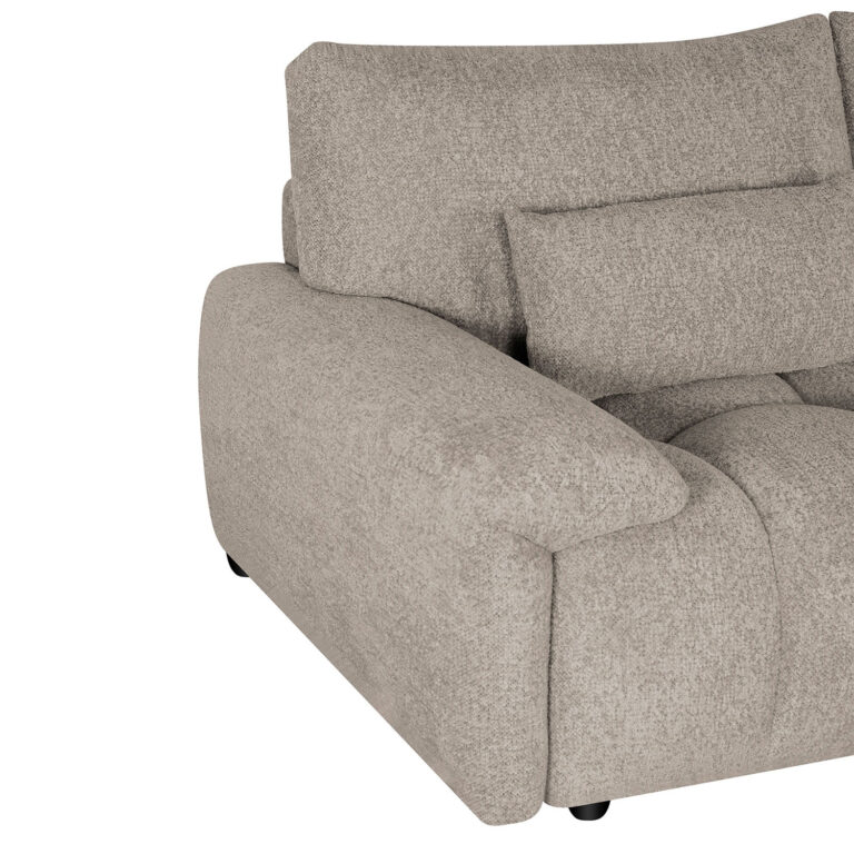 Nurgadiivan BARBARA PN 300x100/163xH89cm, helepruun - Image 6