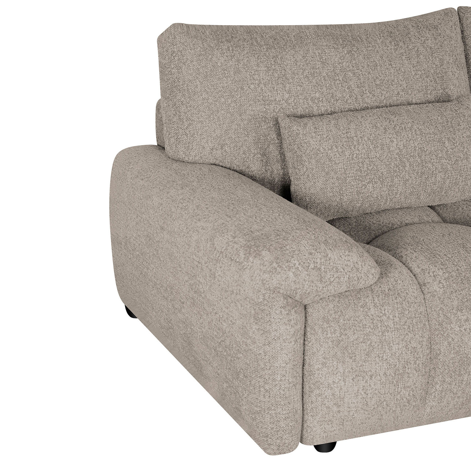 Nurgadiivan BARBARA PN 300x100/163xH89cm, helepruun