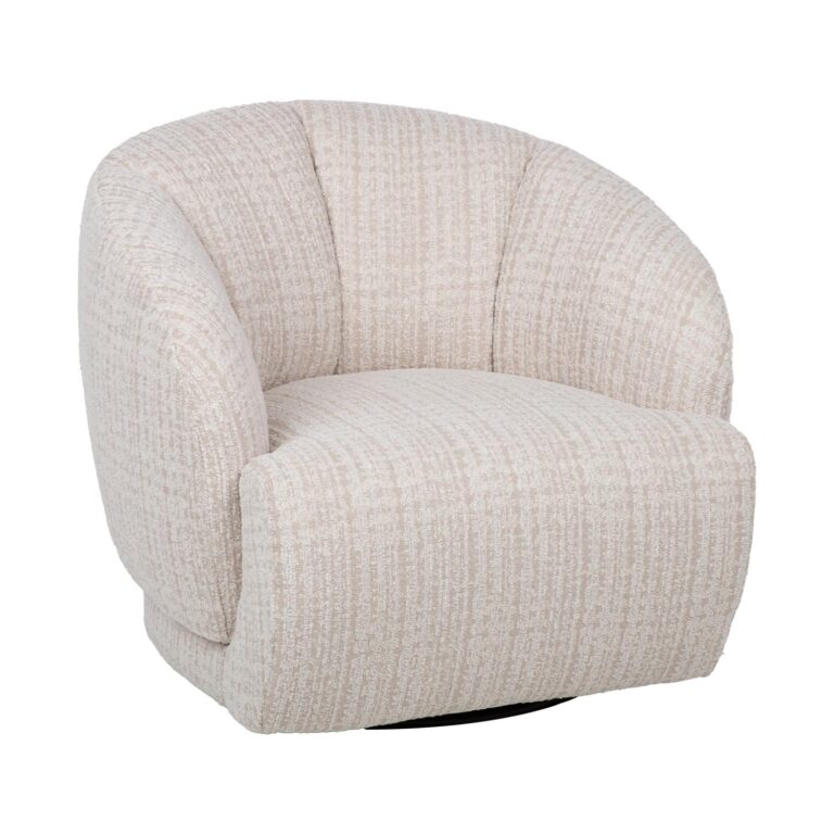 Tugitool FREESIA pöörlev 88x85xH76cm, kaeravalge - Image 2