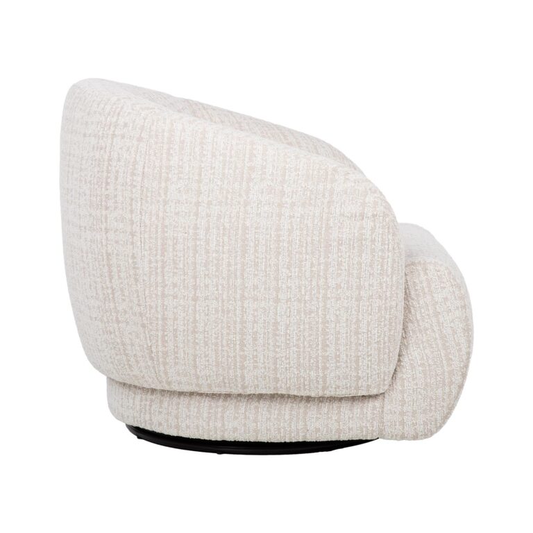 Tugitool FREESIA pöörlev 88x85xH76cm, kaeravalge - Image 4