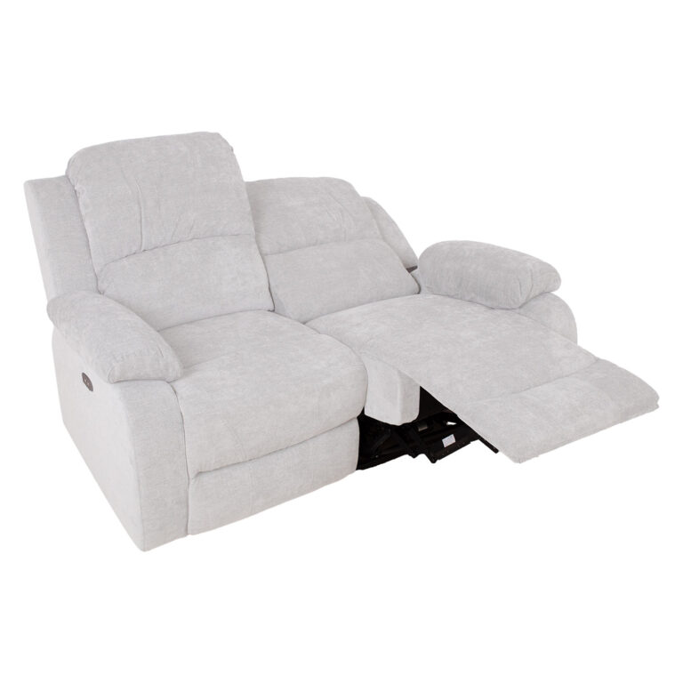 Diivan FELICIA 2-kohaline elektriline recliner 150x96xH100cm, loodusvalge - Image 5