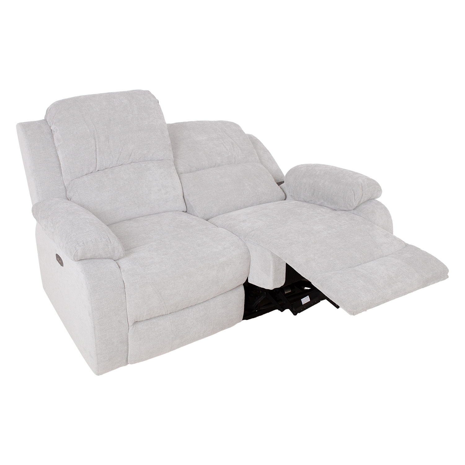 Diivan FELICIA 2-kohaline elektriline recliner 150x96xH100cm, loodusvalge
